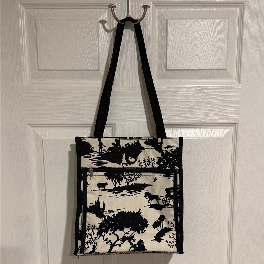 Black and White Tote Bag